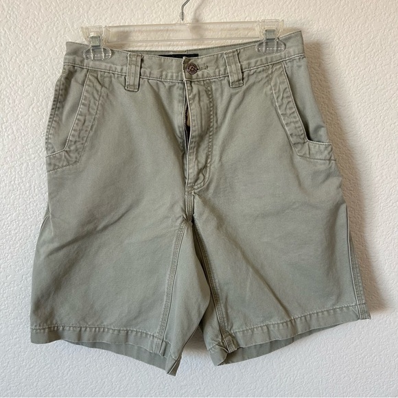 Mountain Khakis Men’s Teton Twill Tan Outdoor Cargo Shorts Mid-Thigh Length - Picture 1 of 9